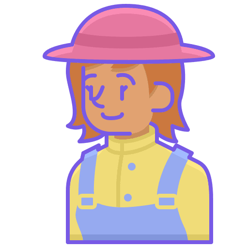 Farmer farmer occupation profession icon