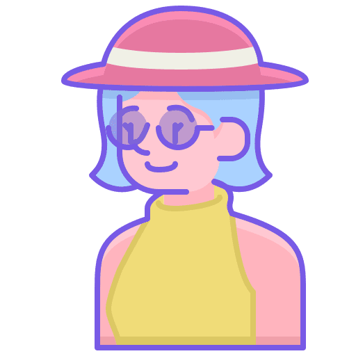 Woman occupation fancy profession icon