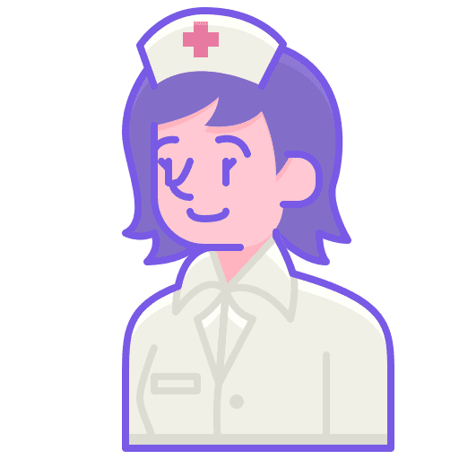 Nurse profession occupation avatar icon