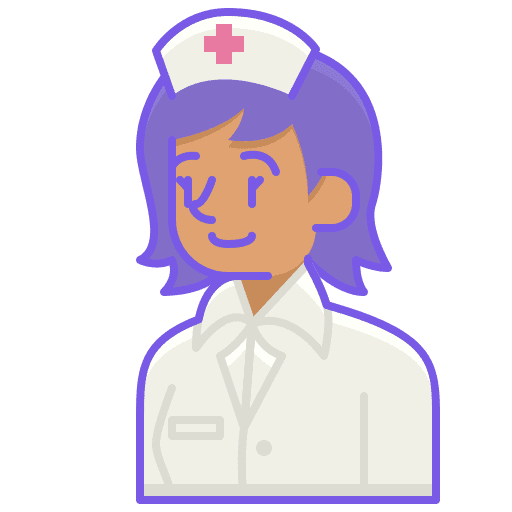 Nurse profession user professions and jobs icon