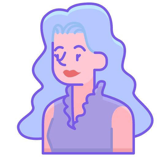 Woman user fancy profession icon