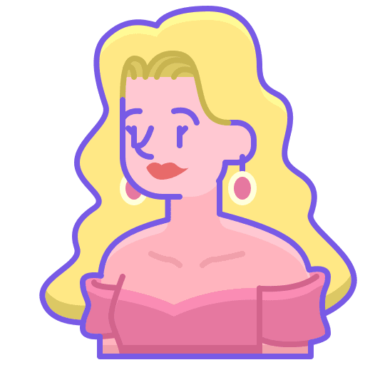 Woman woman fancy profession icon