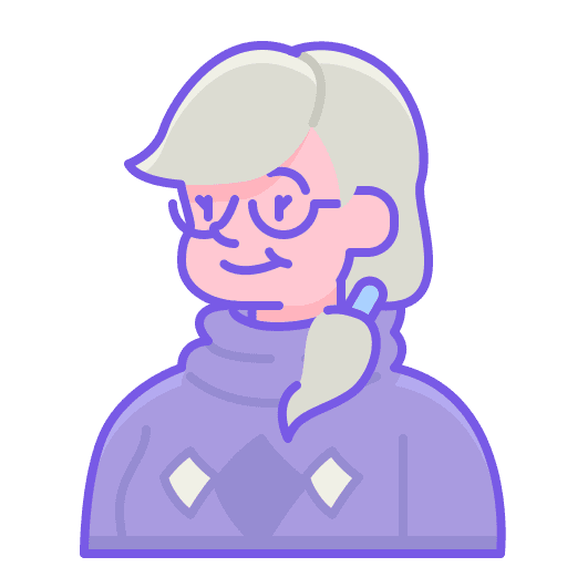 Old woman woman avatar elderly icon