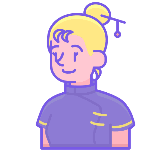 Woman profession chinese asian icon