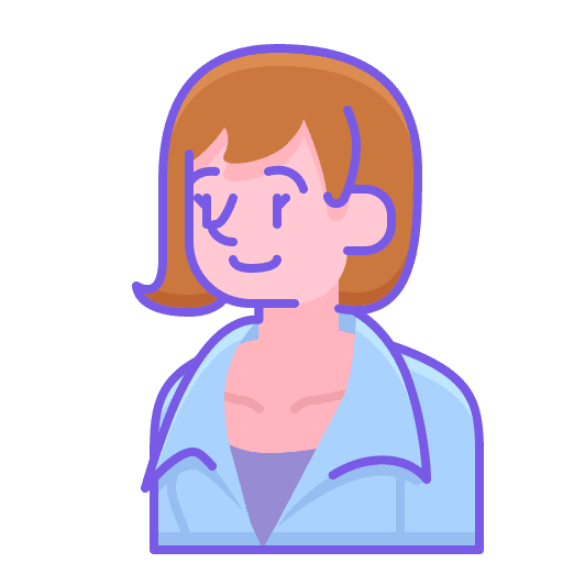 Woman avatar user professions and jobs icon