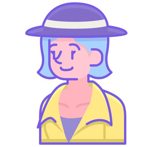 Woman fancy woman professions and jobs icon