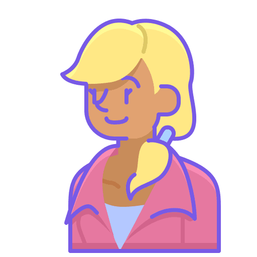 Woman user avatar professions and jobs icon