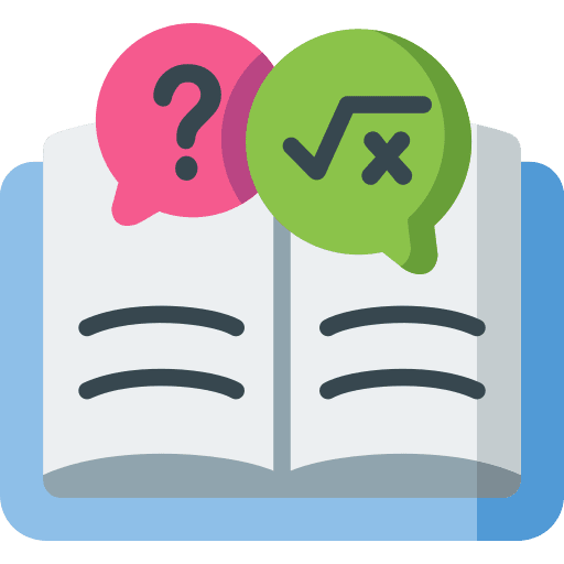 Math book school learning maths icon