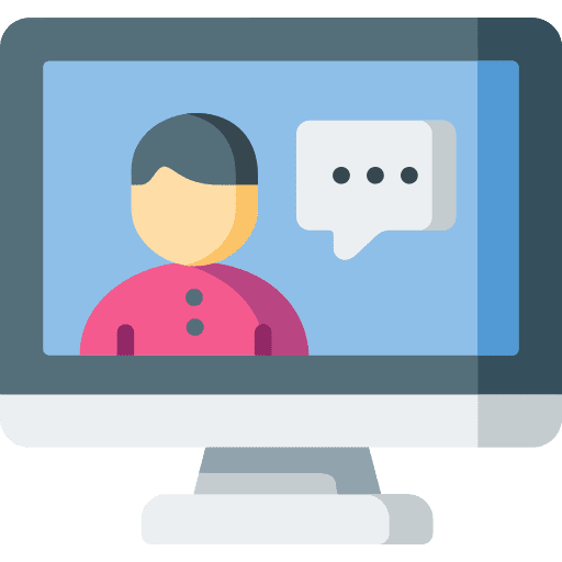 Monitor video computer monitor technology icon