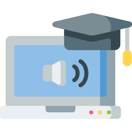 Education mortarboard learning training icon