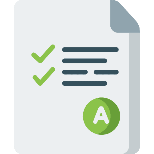 Report qualification scores file icon