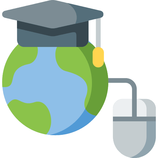 World cap hat education icon