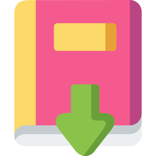 Book downloading education ebook icon