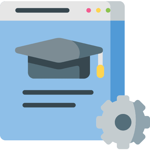 Setting adjustment interface cogwheel icon