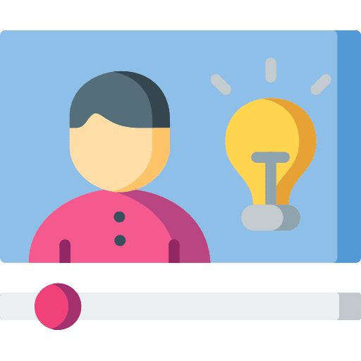 Streaming electronics video video player icon