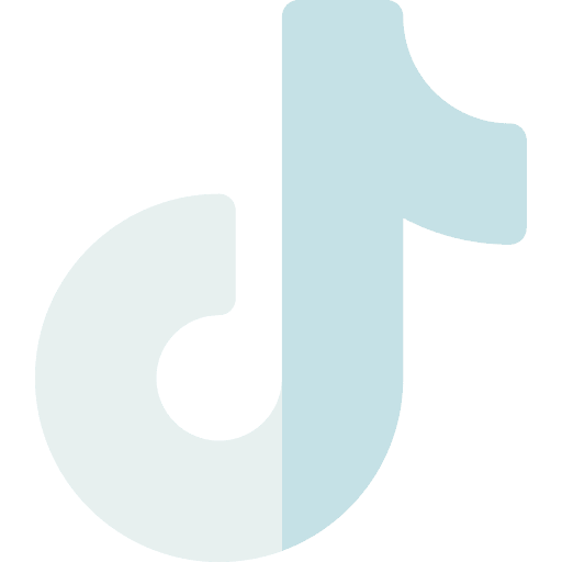 Tik tok social network logotype brands and logotypes icon