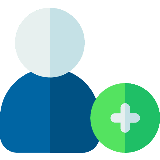 Add friend add enroll shapes and symbols icon