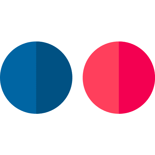 Flickr social media flickr logo icon