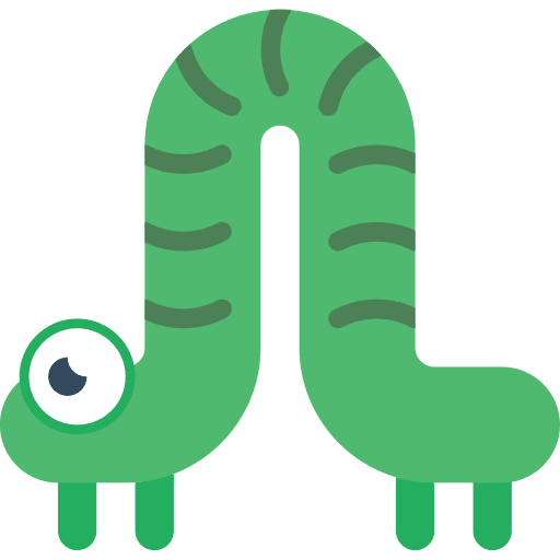 Caterpillar entomology insect animals icon