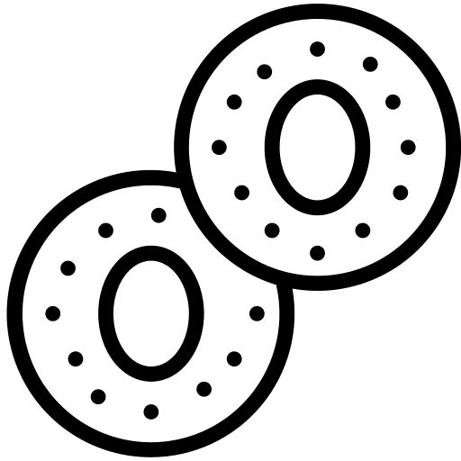 Bagels sweet meal bagel icon