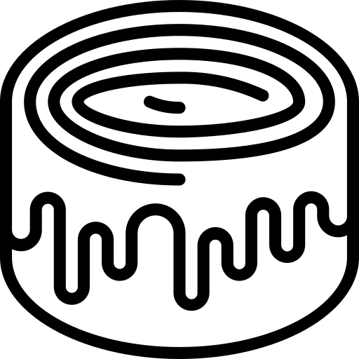 Cinnamon roll dessert sweet food icon