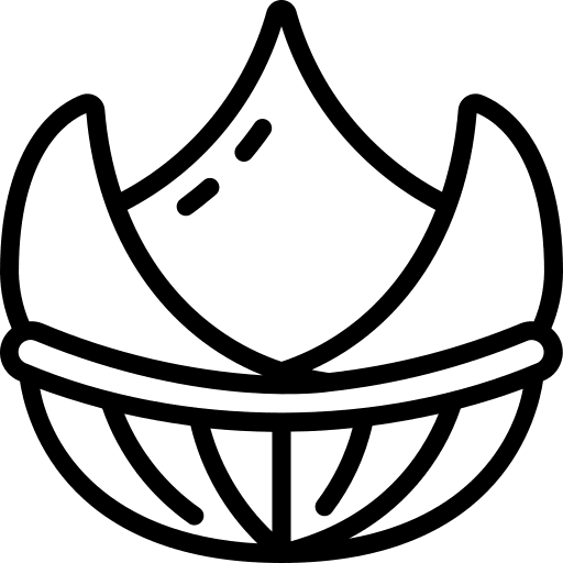 Flat bread bakery baked food and restaurant icon