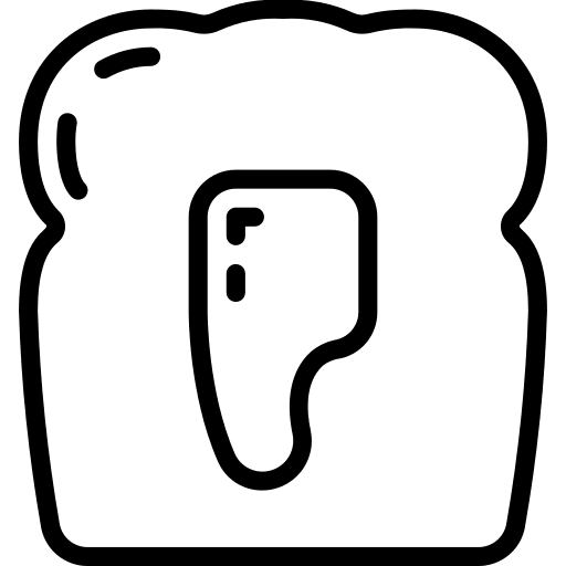 Loaf food healthy bread icon