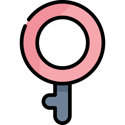 Demigirl signs gender fluid symbol icon