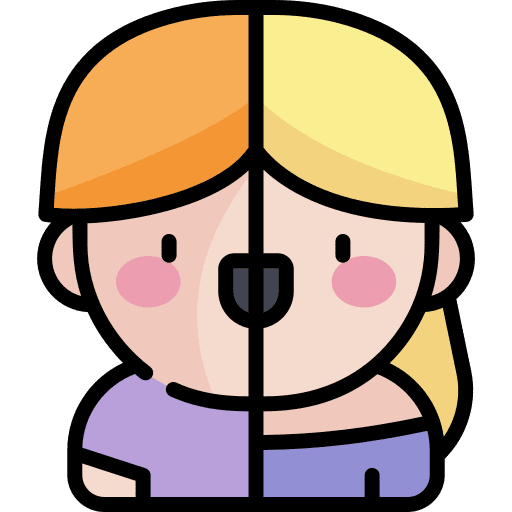 Bigender people bigender user icon