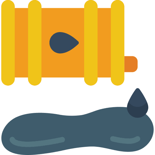 Oil spill energy oil and gas industry icon