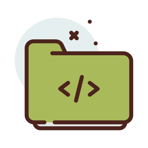 Code code files and folders folder icon