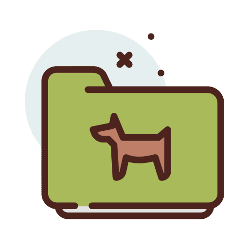 Dog veterinary dog directory icon