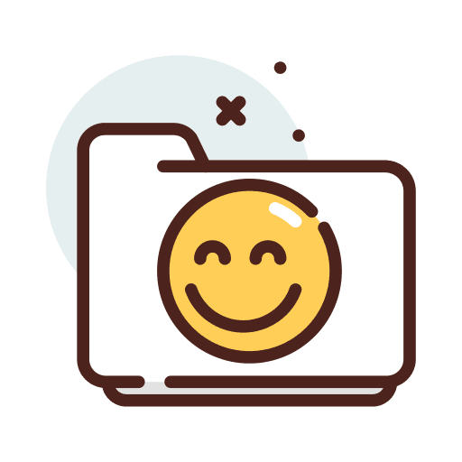 Smile directory files and folders folder icon