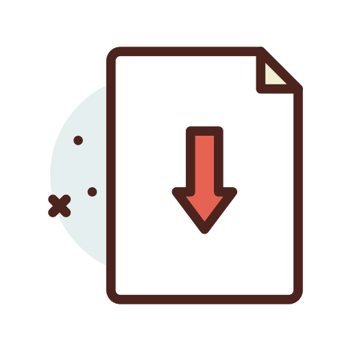 Download files and folders arrow download icon