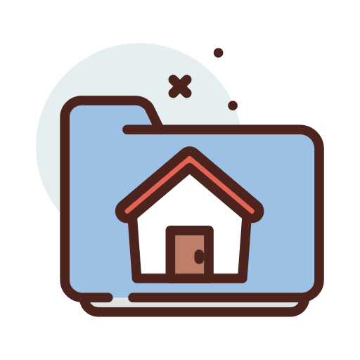 Home files and folders home folder icon