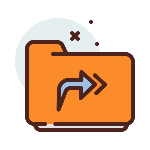 Arrow archive directory arrow icon