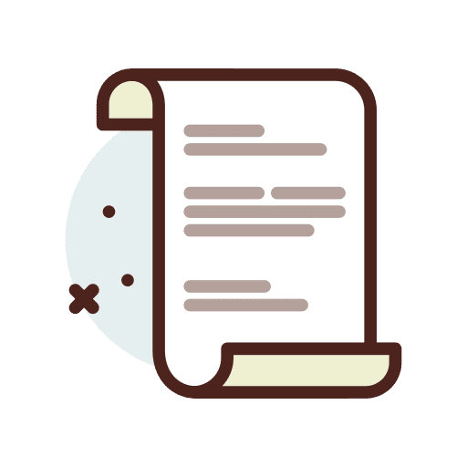 Text scroll note files and folders icon