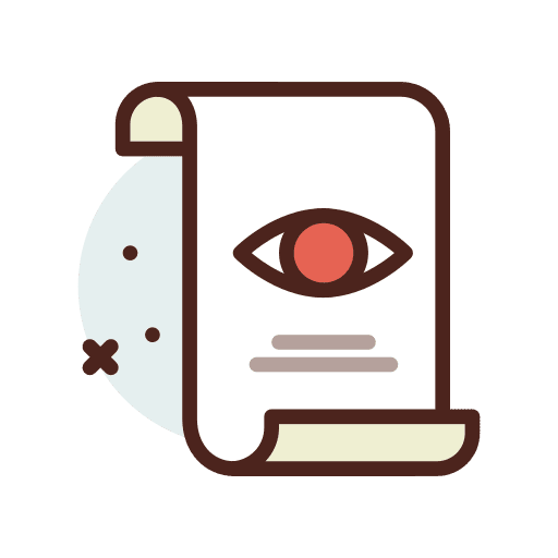 Eye vision note eye icon