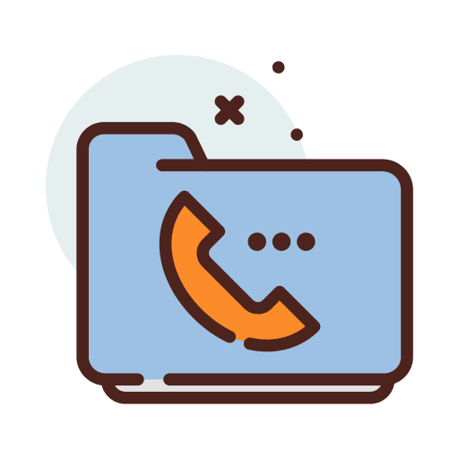 Contacts archive call contacts icon