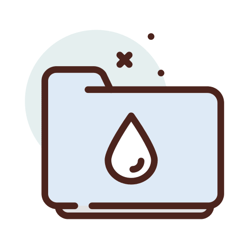 Water water folder files and folders icon