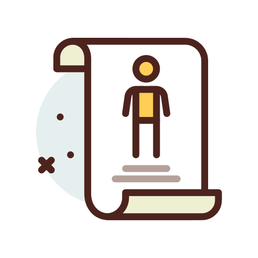 Body files and folders file paper icon