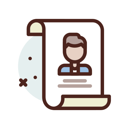 Male files and folders profile male icon