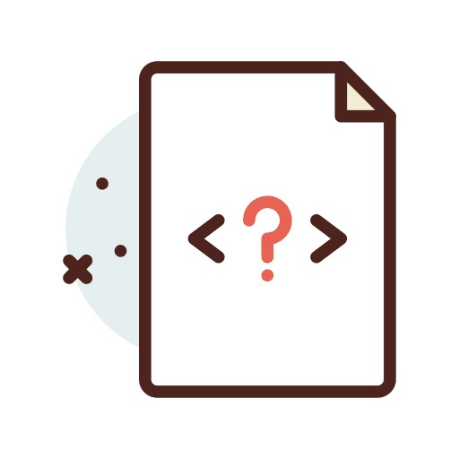 Question question document files and folders icon