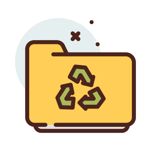 Recycle directory recycle archive icon