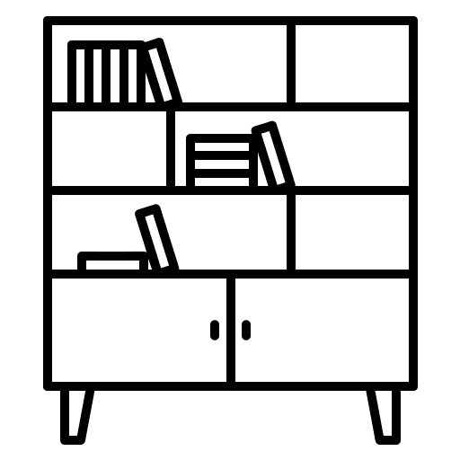 Book shelves shelves book shelves room icon