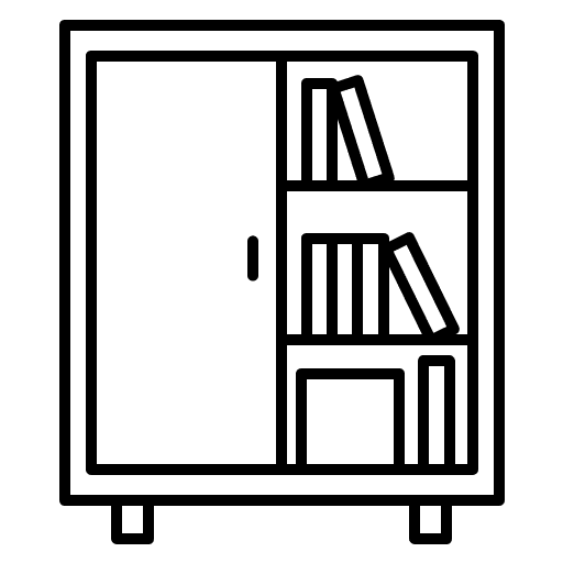 Cupboard cupboard interior home furniture icon