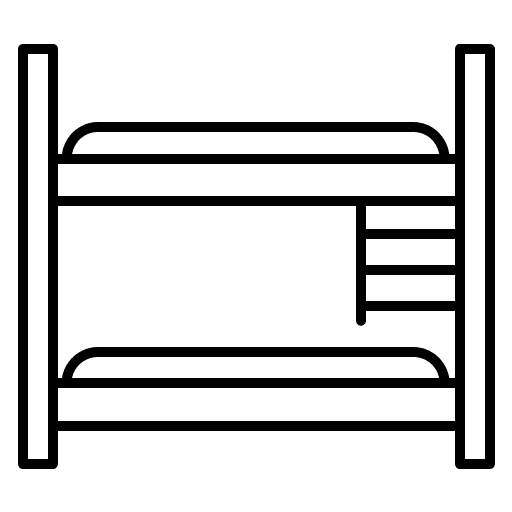 Baby bed furniture and household living room furniture icon