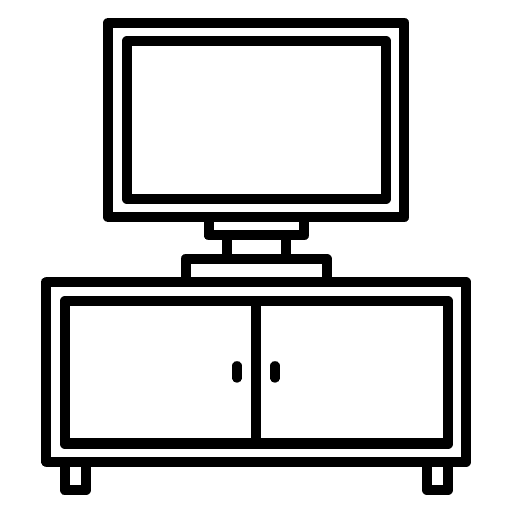 Tv table tv table decor tv monitor icon