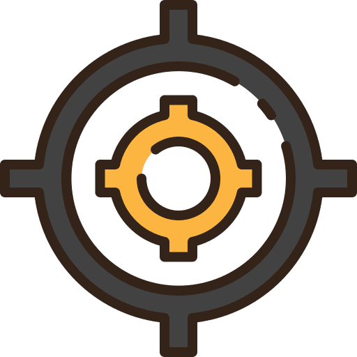 Aim shoot aim scope icon