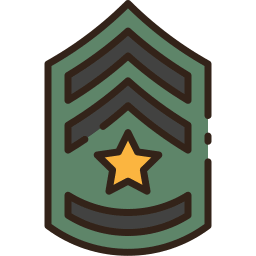 Chevron military badges chevron icon